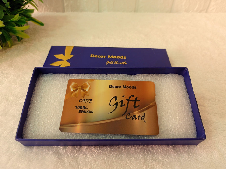 DecorMoods' Gift Card 1000 - decormoods.com